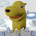 Joel Guerra's current YouTube icon, a render of an Hourglass Dog in the Auction Day Overworld.